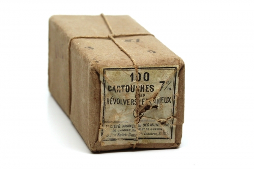 Gevelot S. A., (Societe Francaise des Munitions) Pinfire Box